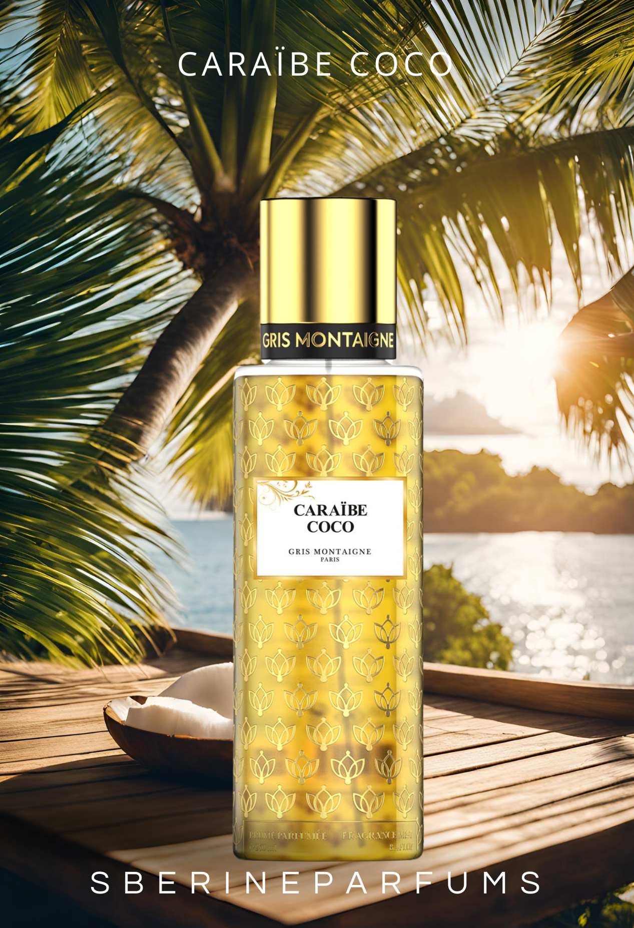 BRUME CORPS CARAIBE COCO - GRIS MONTAIGNE